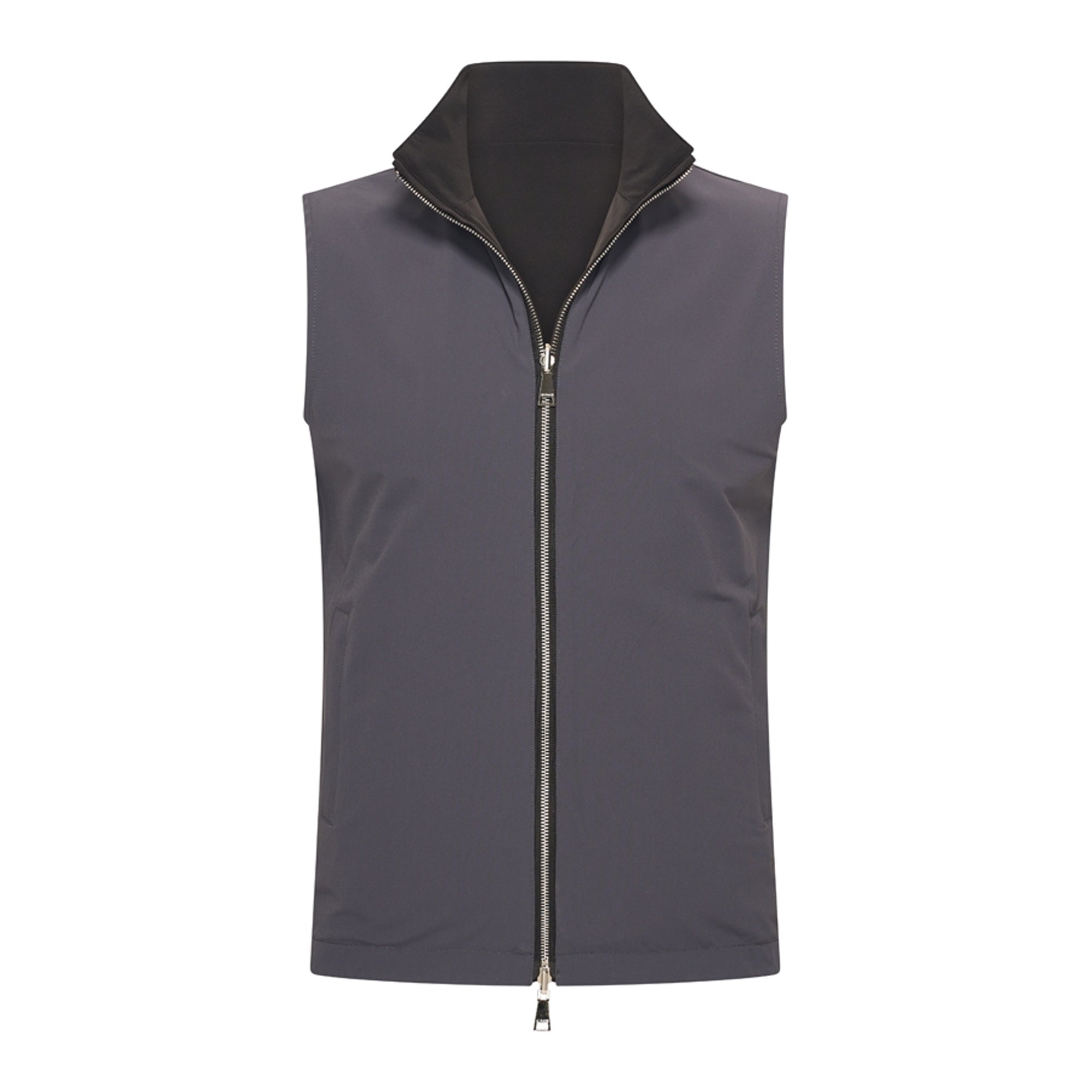 Dark Grey/Black Reversible Tech Gilet