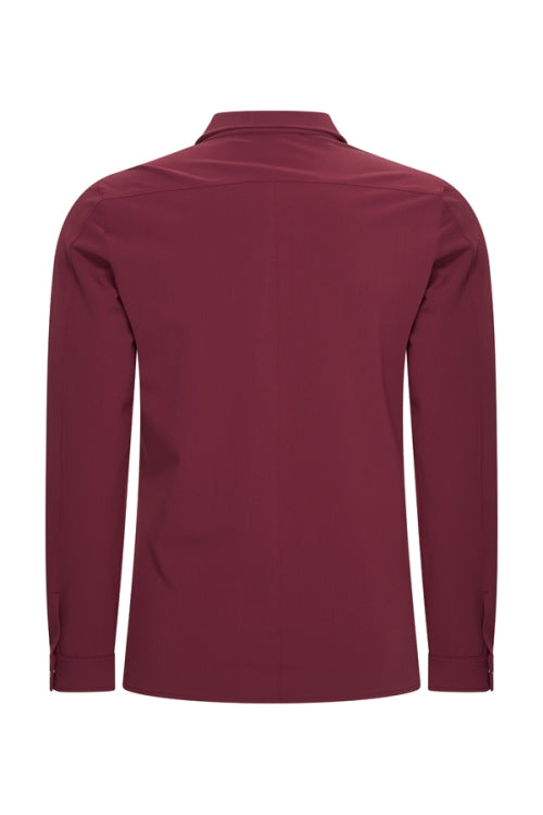 Burgundy Duno Pocket Jacket