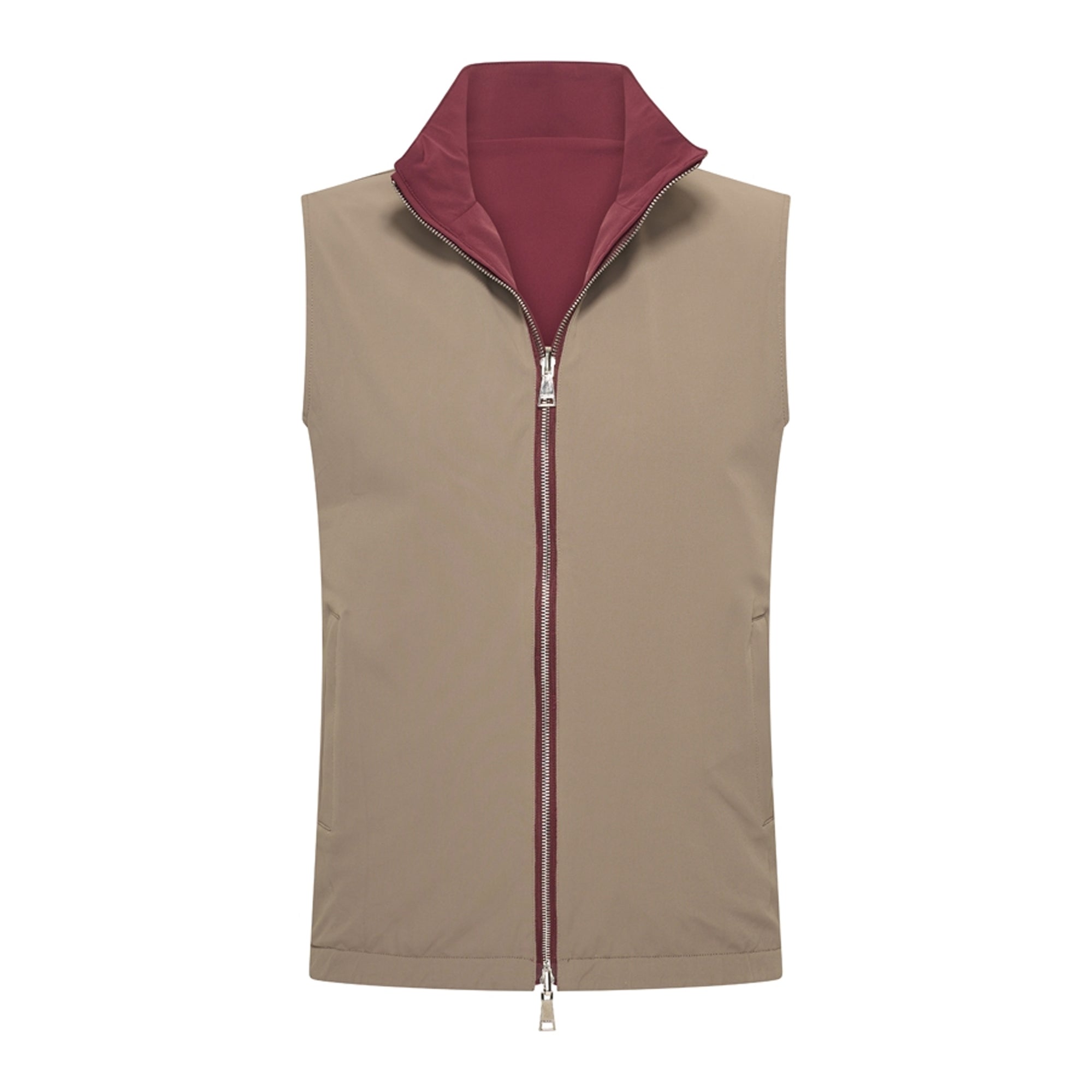 Falcon/Burgundy Reversible Tech Gilet