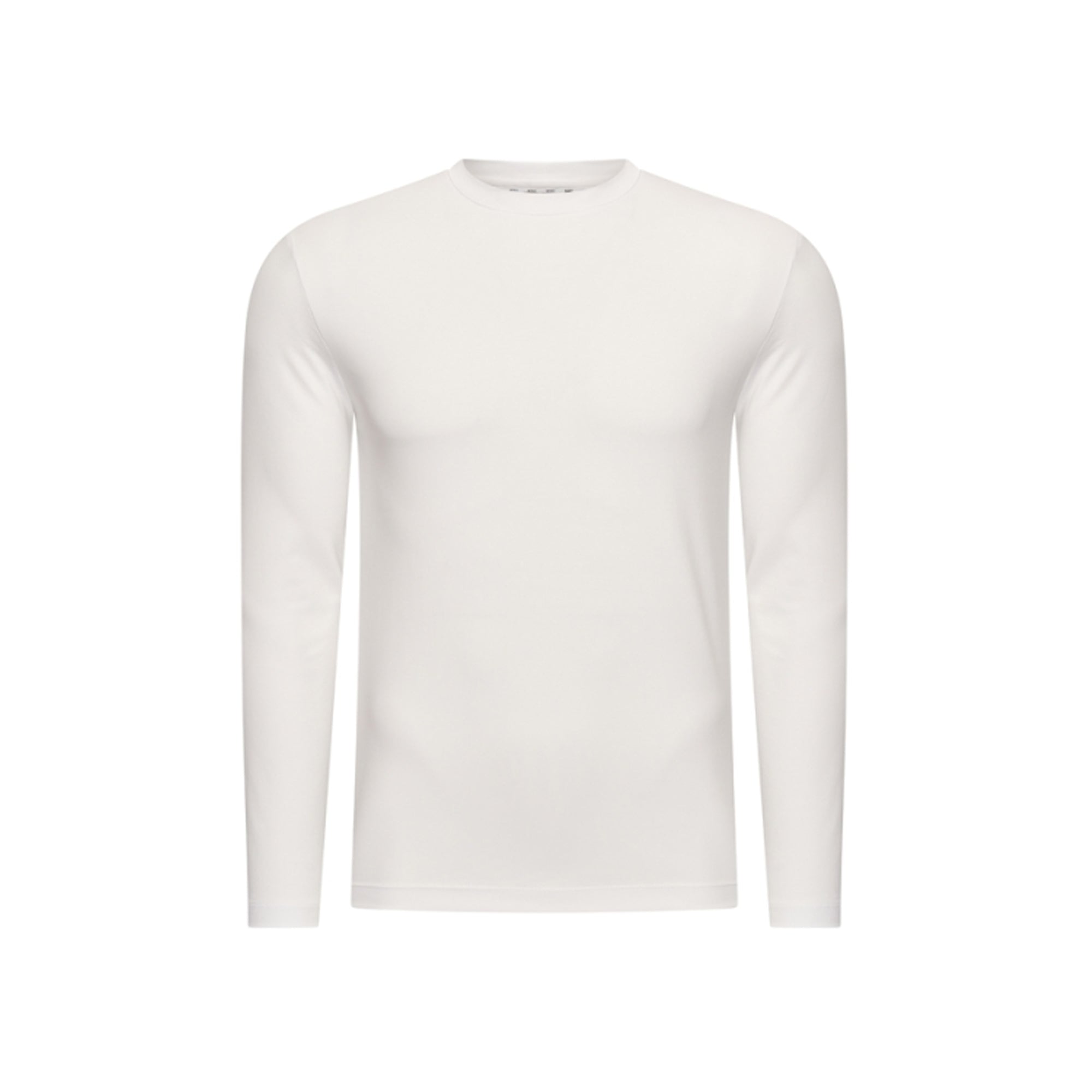 White Mercerized Longsleeve